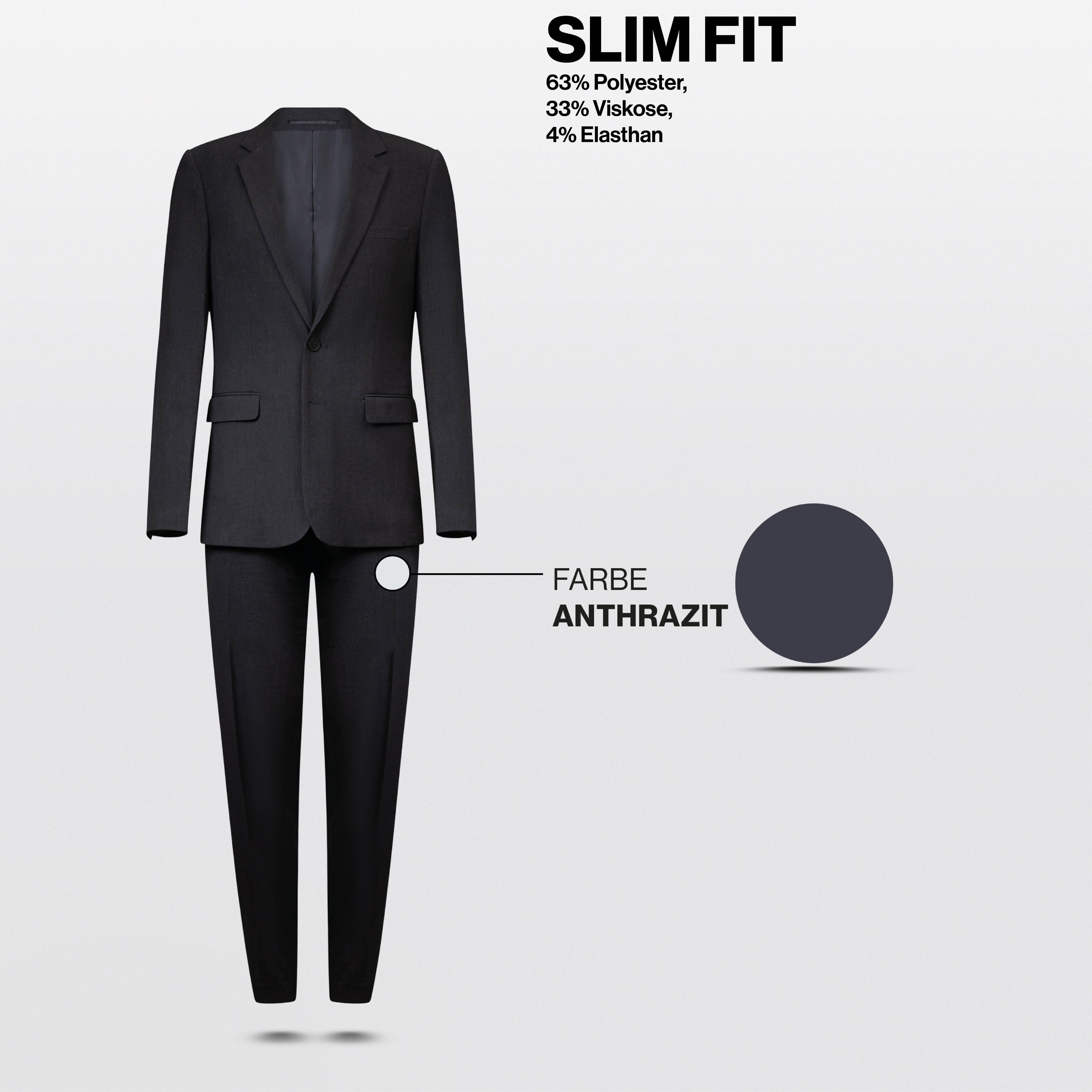 Hirschthal Anzug Slim-Fit