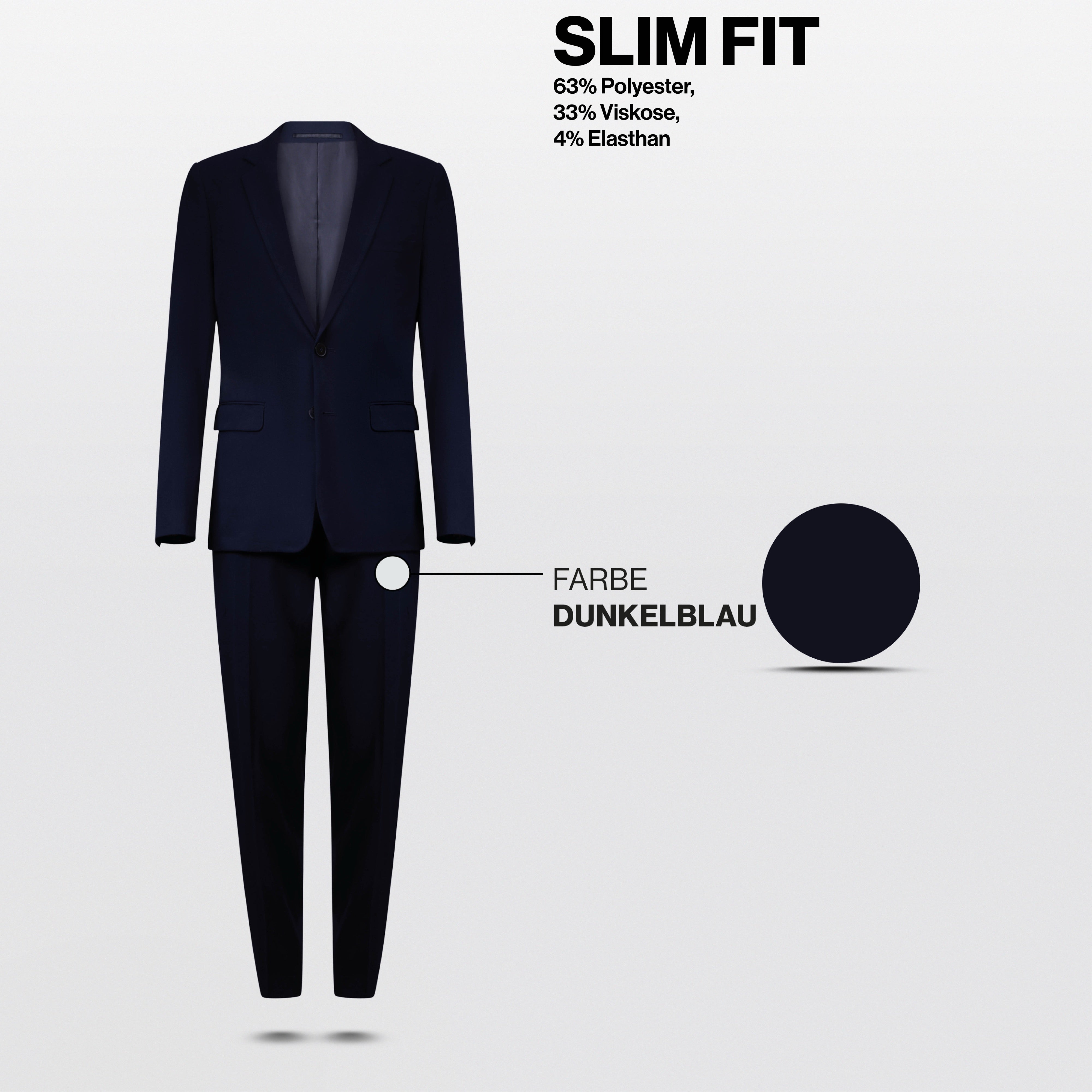 Hirschthal Anzug Slim-Fit