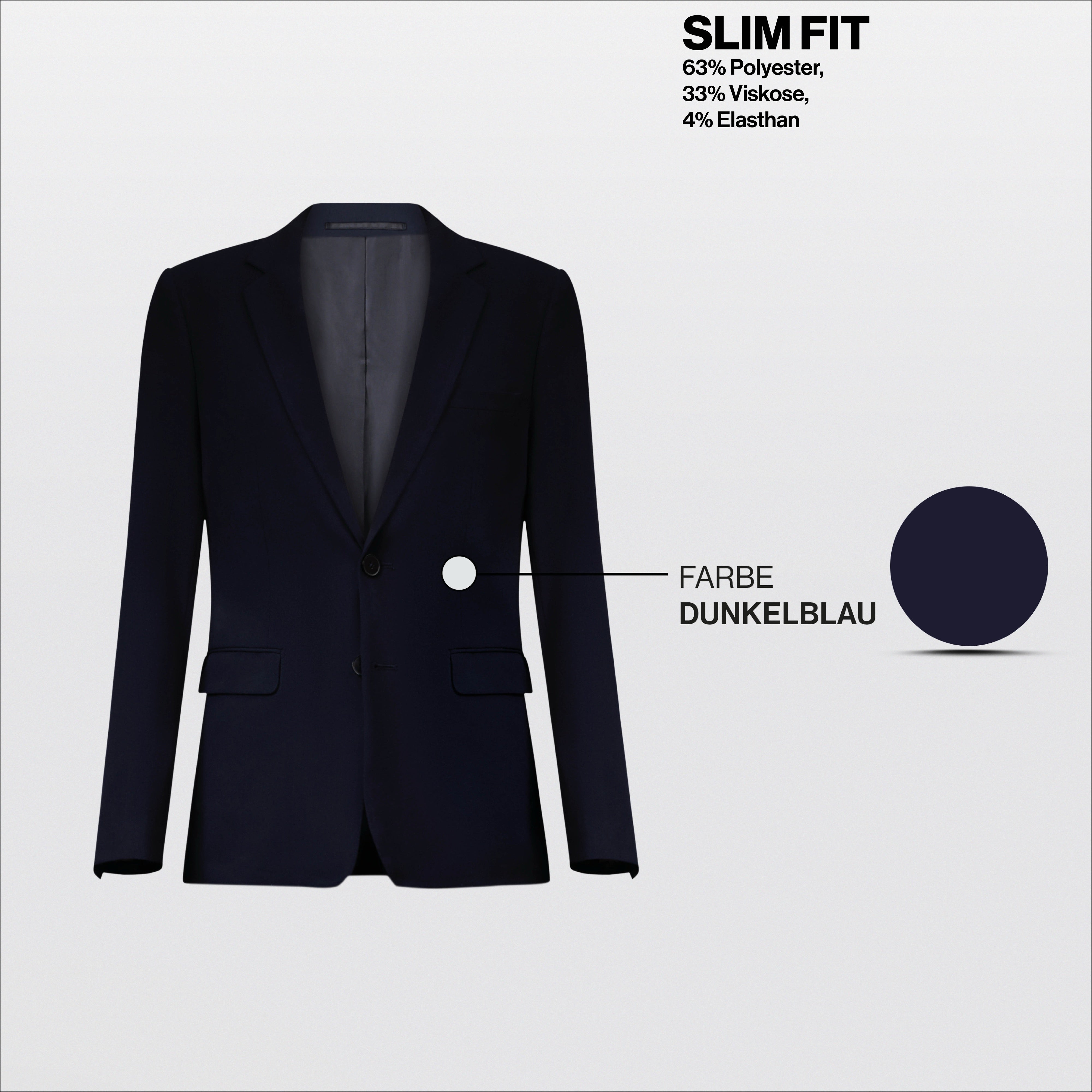Hirschthal Sakko Slim-Fit