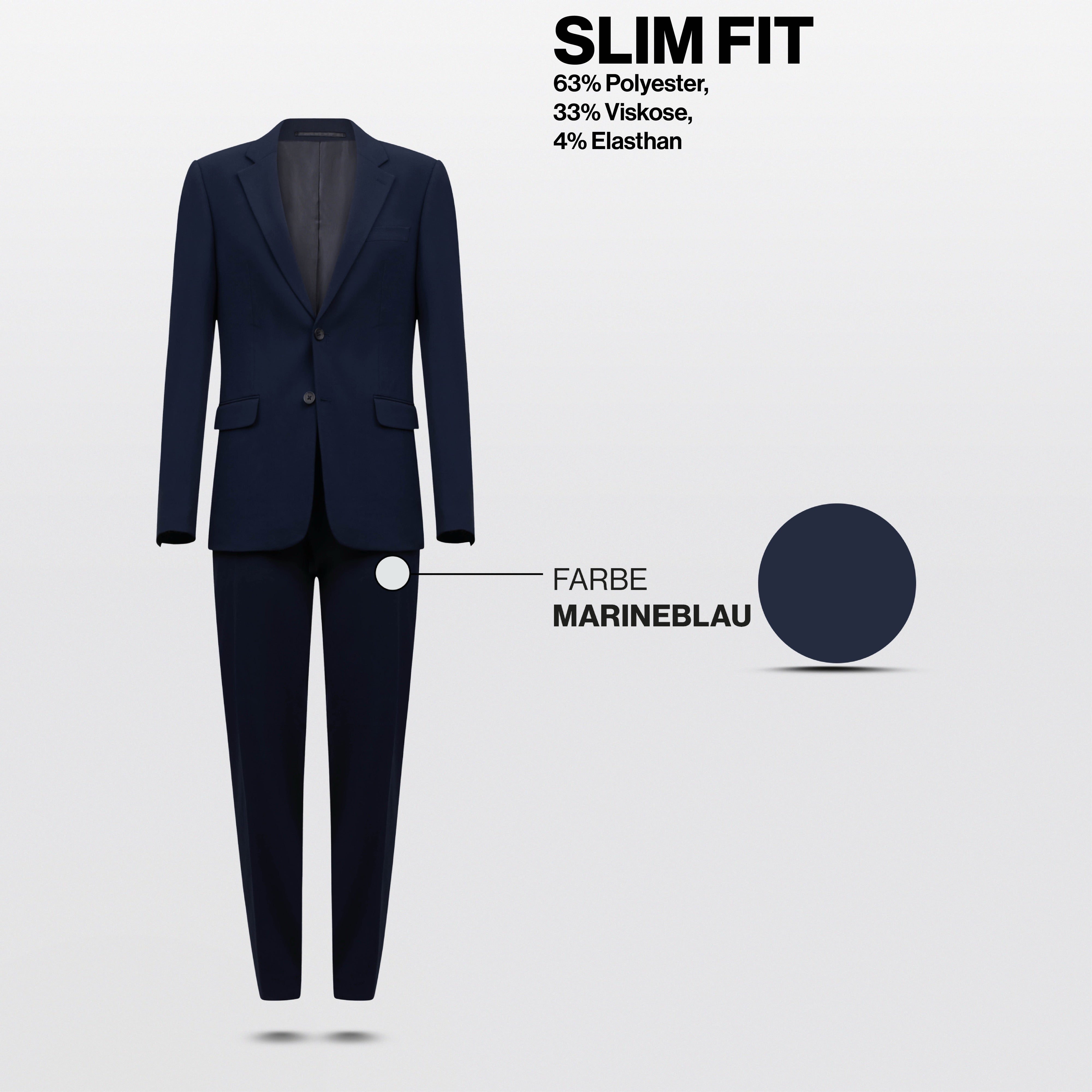 Hirschthal Anzug Slim-Fit