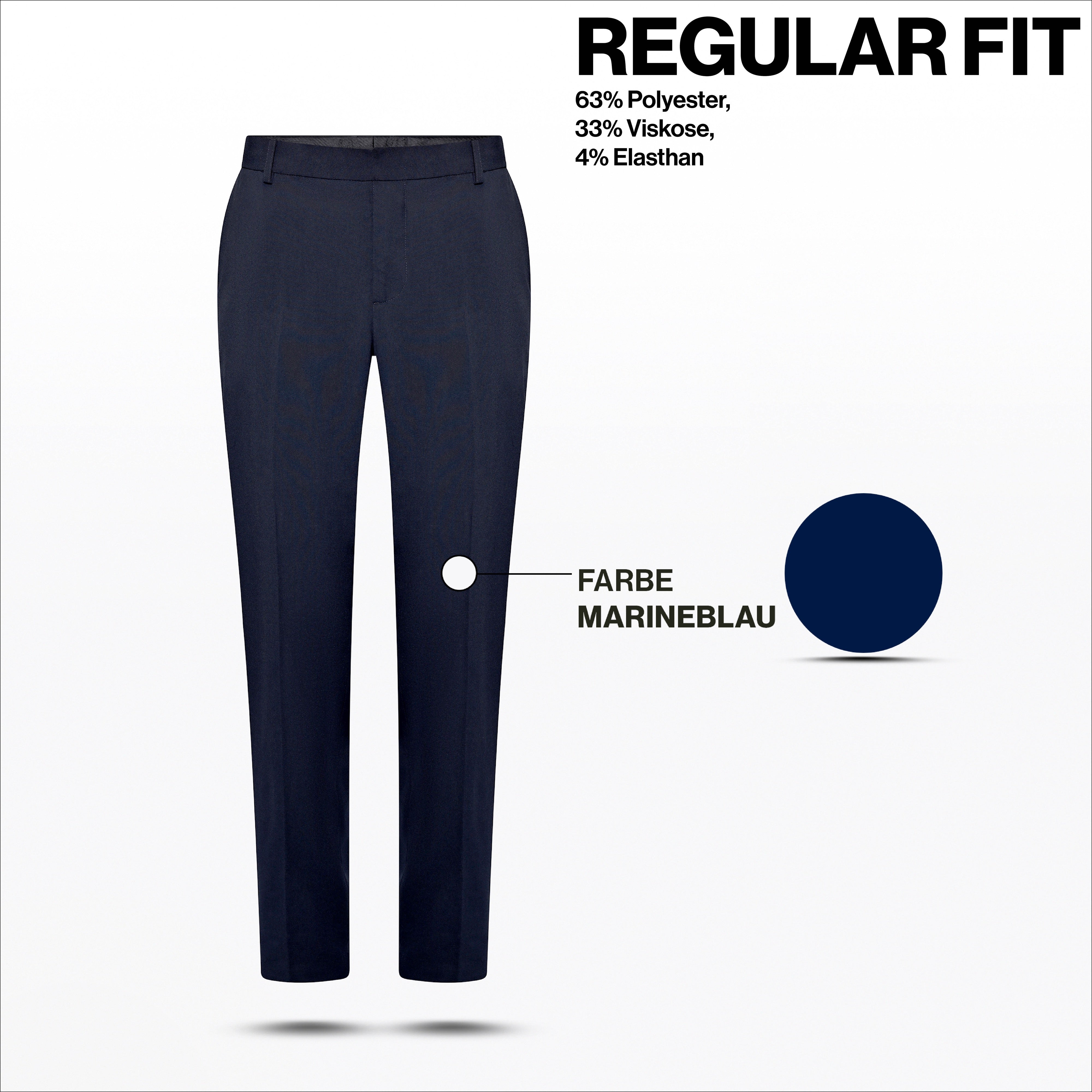 Hirschthal Anzughose Regular-Fit