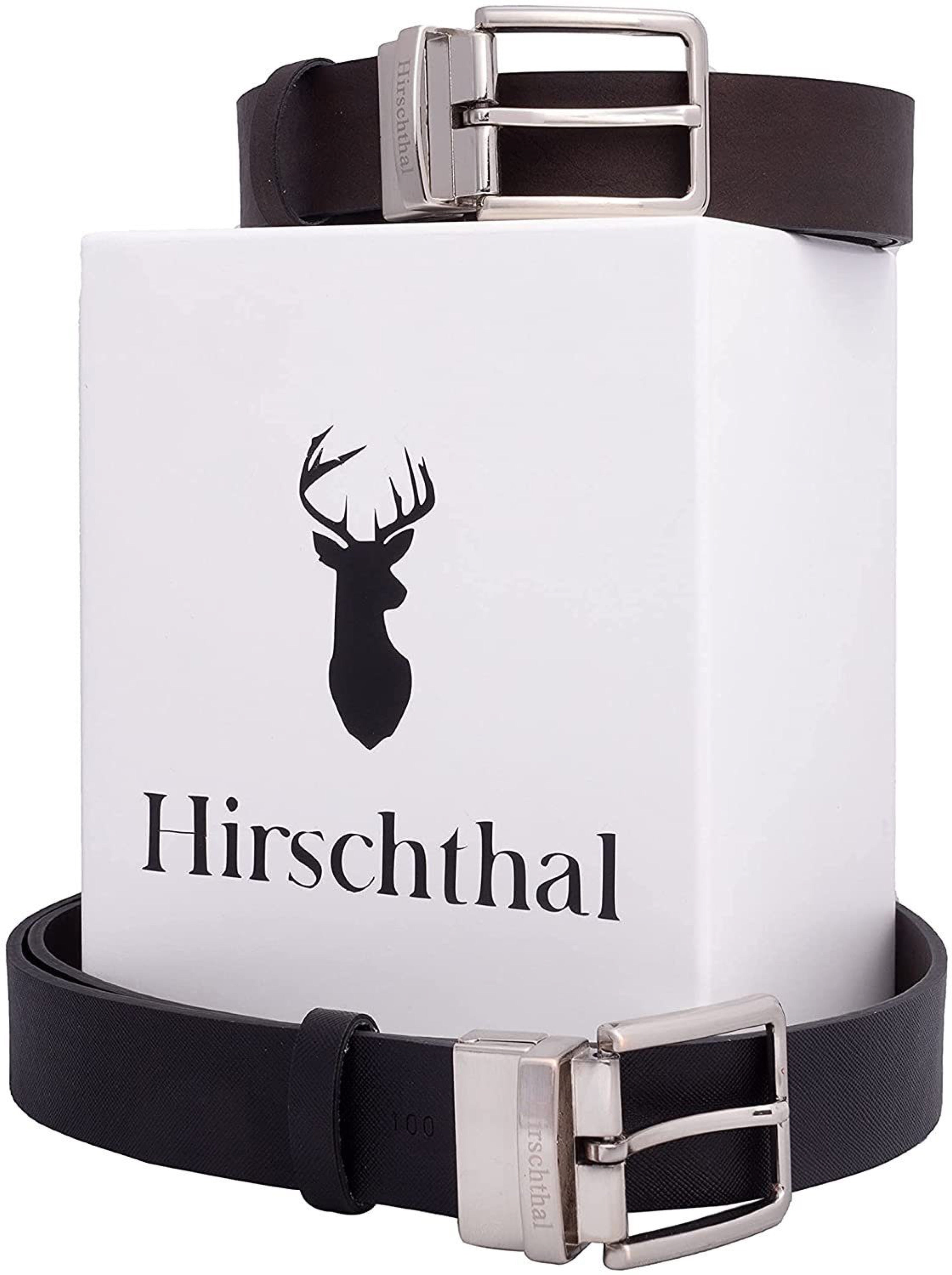 Wendbarer Hirschthal Kunstleder Gürtel (vegan)