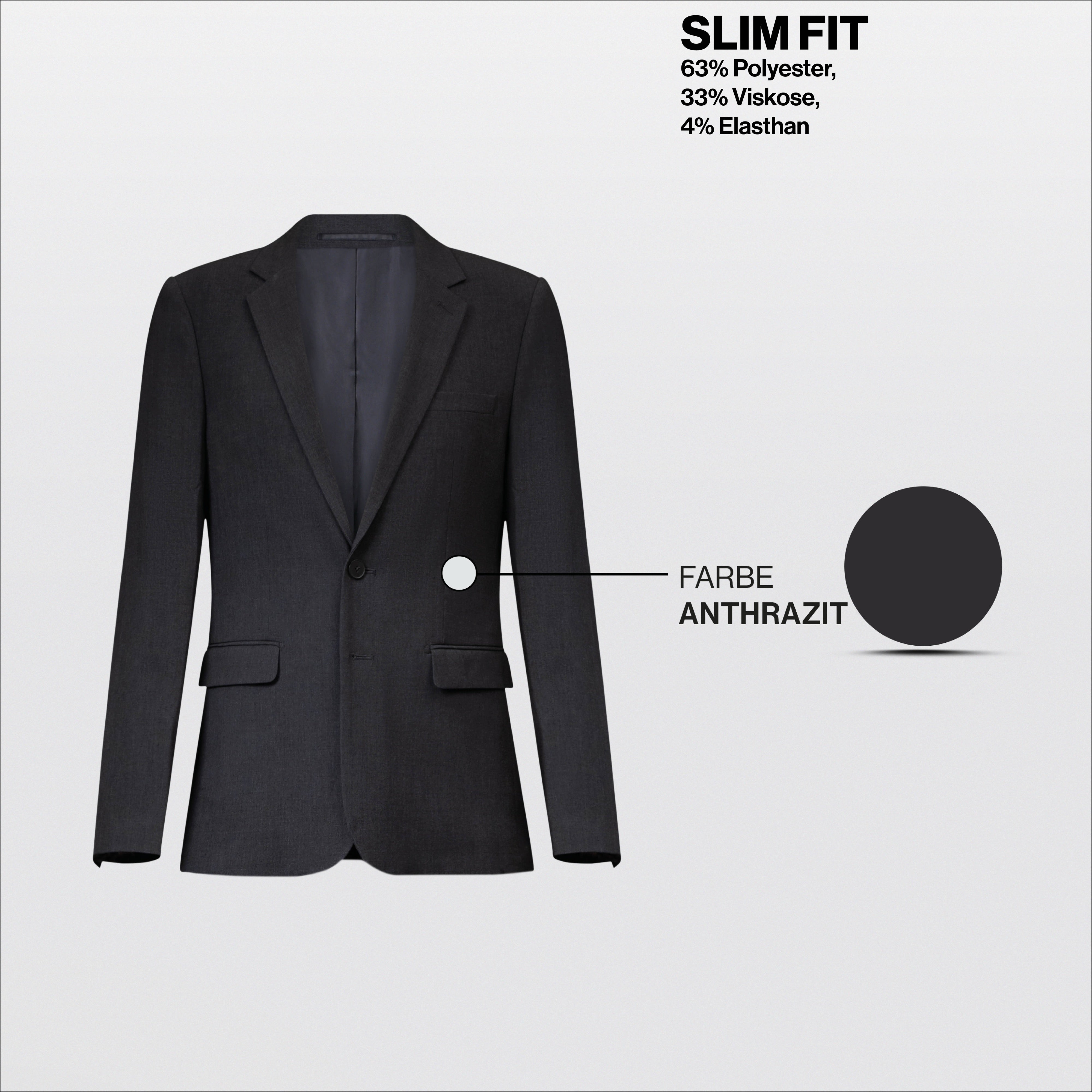 Hirschthal Sakko Slim-Fit