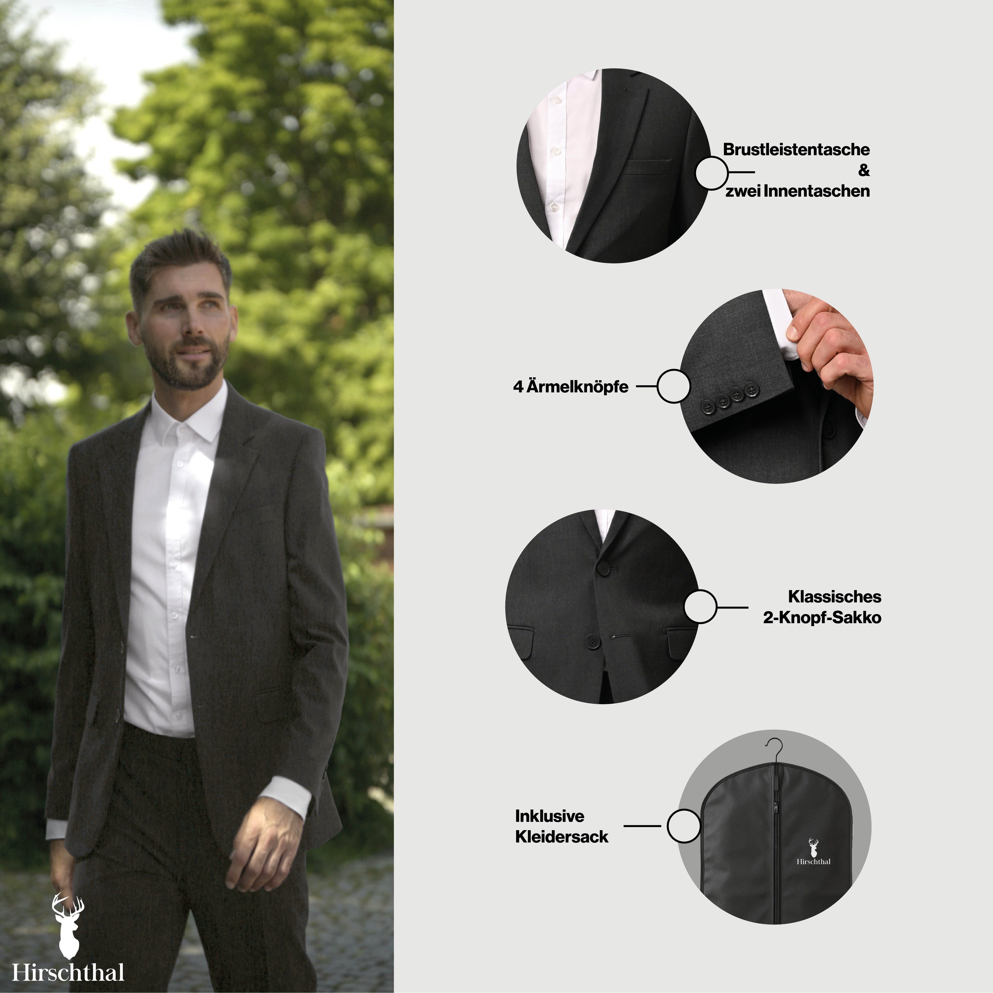 Hirschthal Sakko Slim-Fit