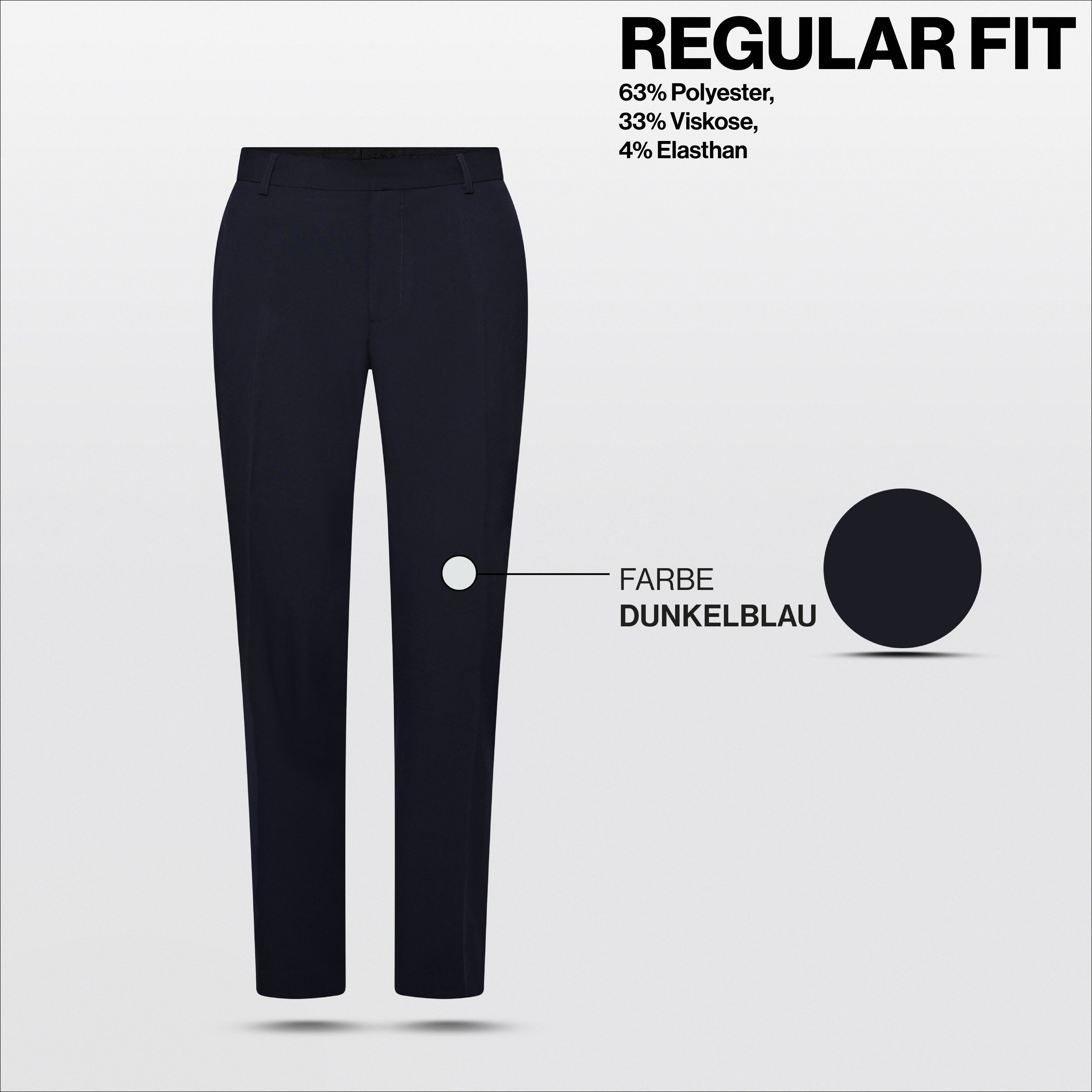 Hirschthal Anzughose Regular-Fit