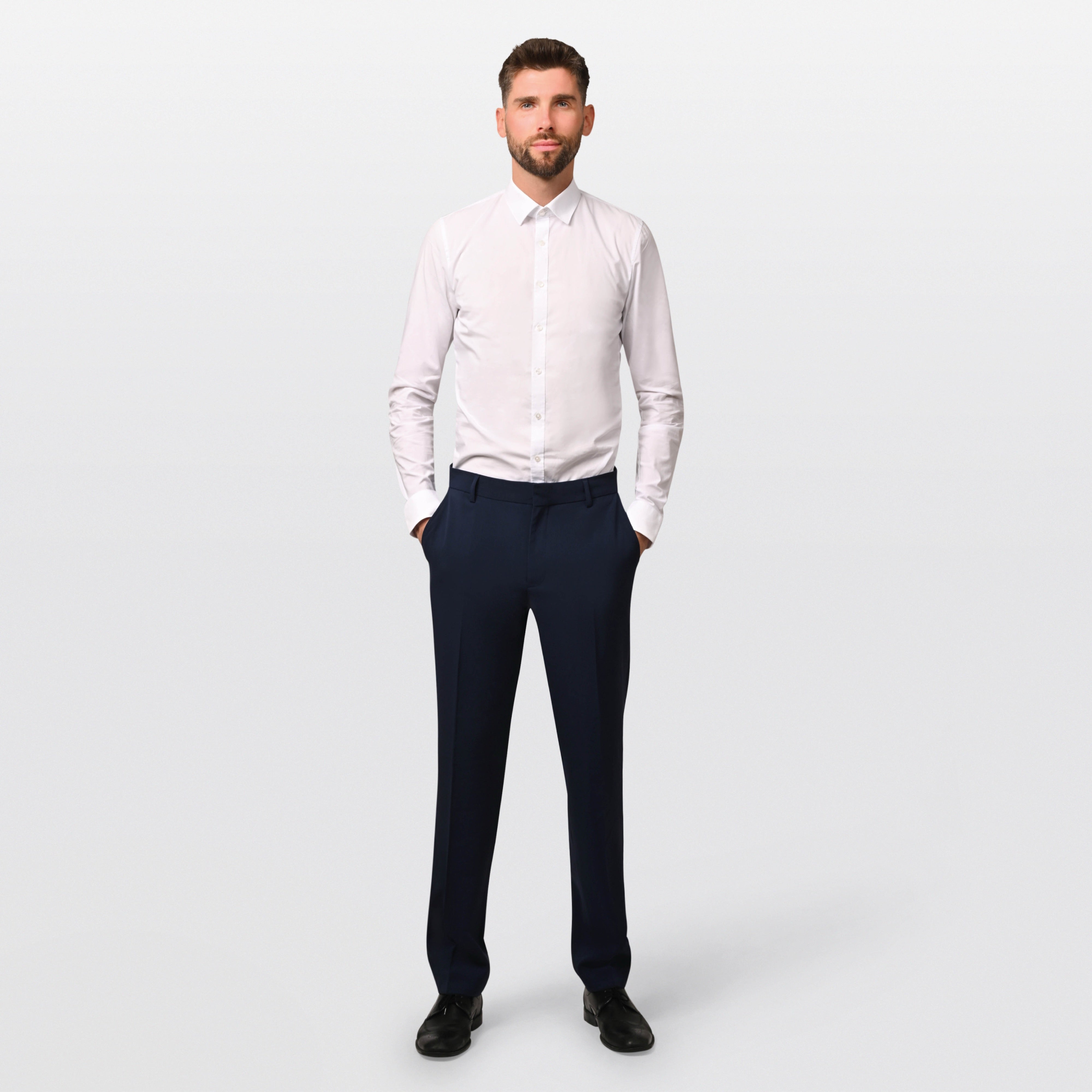 Hirschthal Anzughose Slim-Fit