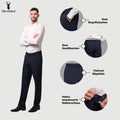 Hirschthal Anzughose Slim-Fit